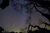 Astrophotographer Mark Ezell sent in this photo of a Geminid meteor taken Dec. 13, 2012, in Lometa, TX.