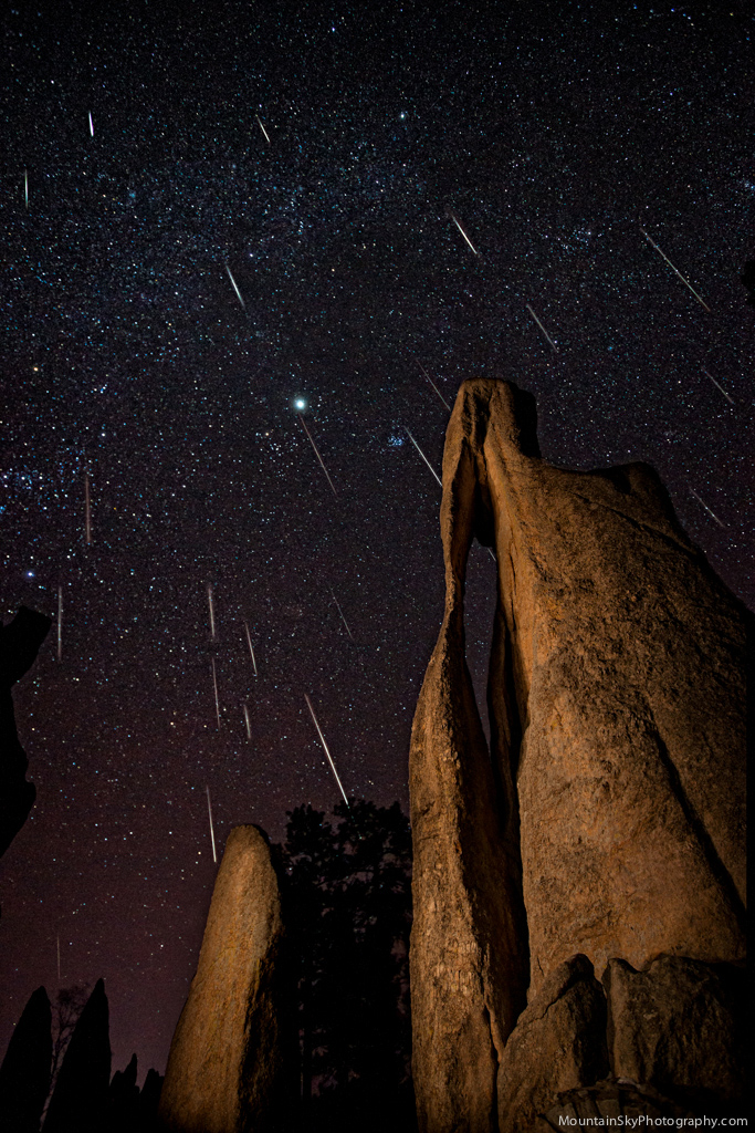 2012 Geminid Meteor Shower Over South Dakota