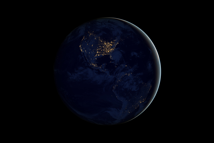 City Lights of the Americas