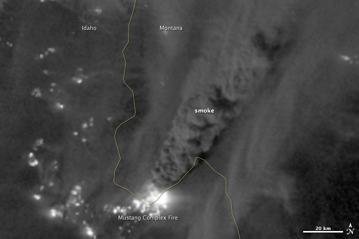 Mustang Complex Fires in Idaho Hot Spots