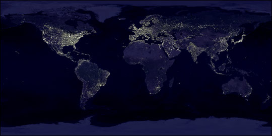 Earth's City Lights 1994