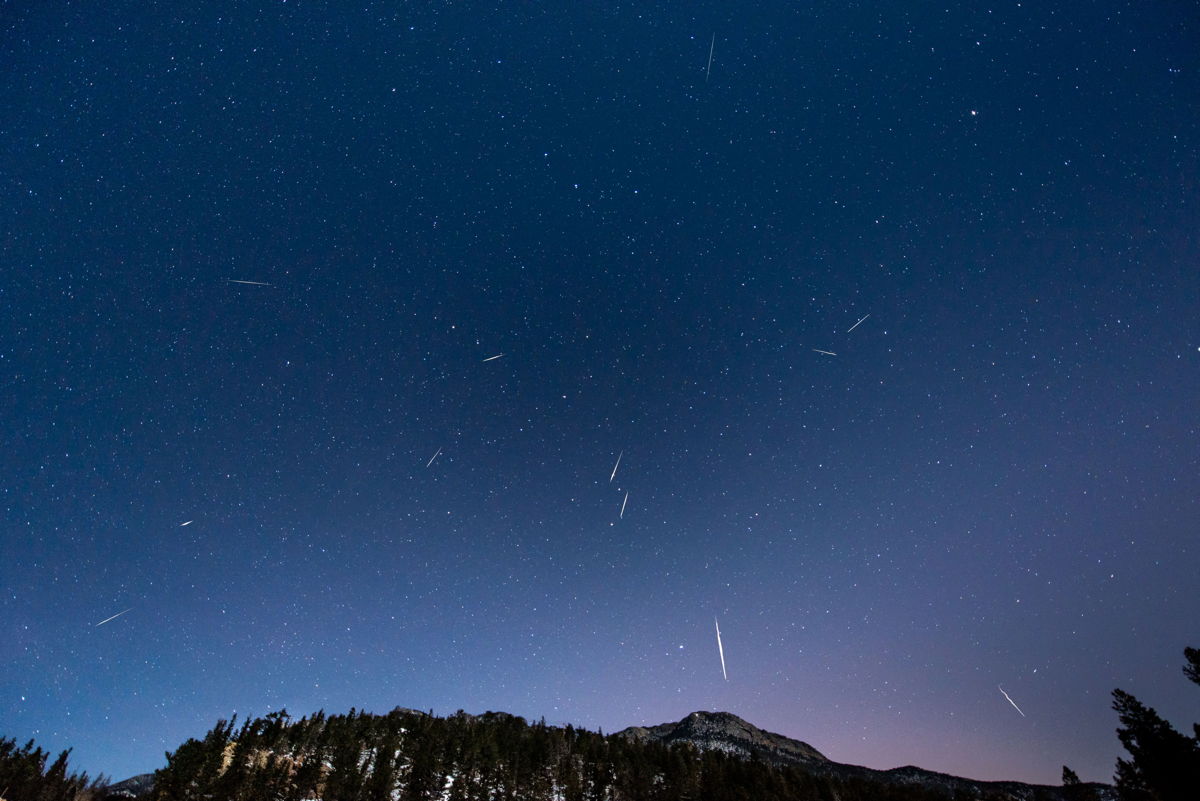 2013 Quandrantid Meteors Over Colorado