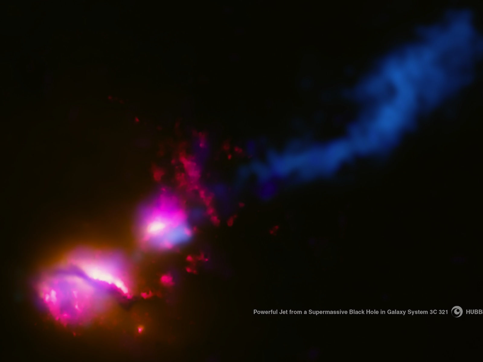 Black Hole in Galaxy System 3C 321