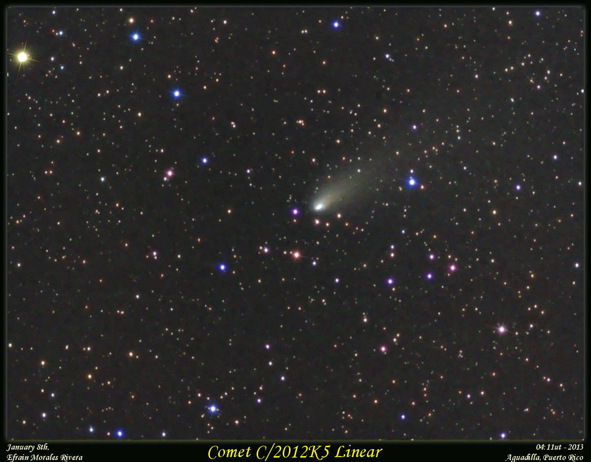 Comet C/2012K5 in the Orion Region
