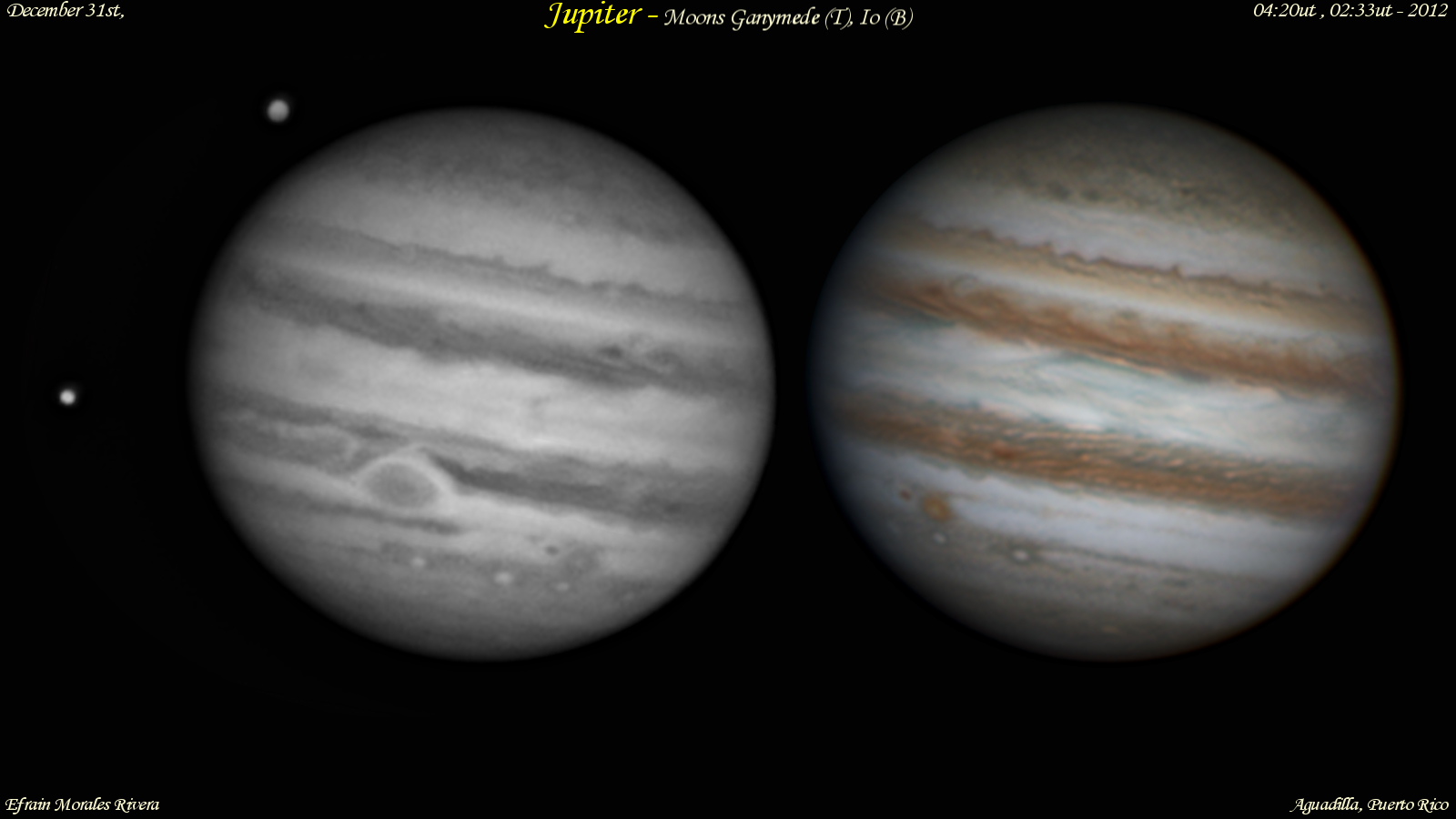 Ganymede and Io