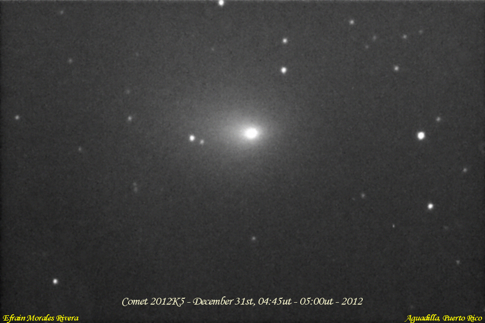 Comet C/2012K5 Approaching Earth