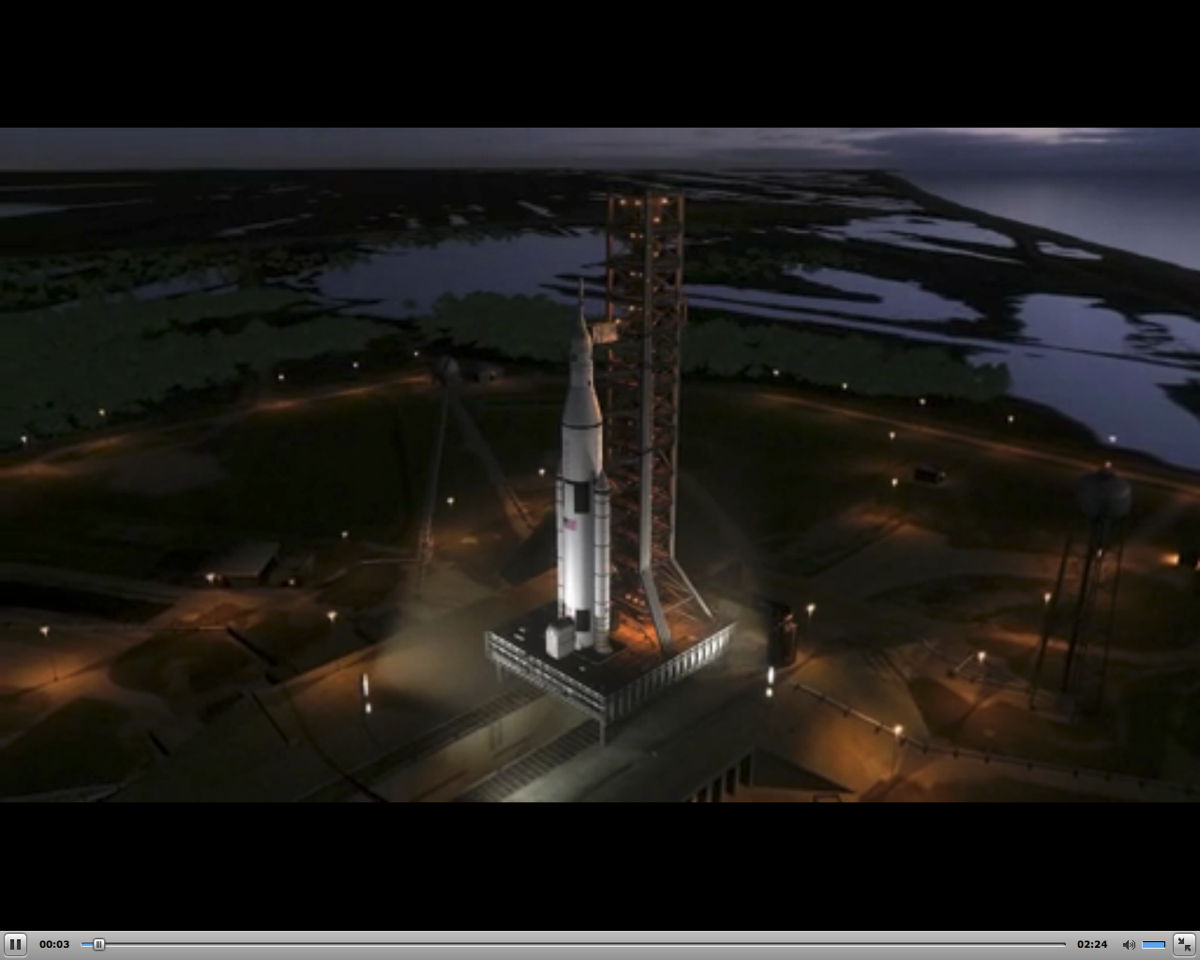 Orion Capsule 2017 Test Flight Launch Pad