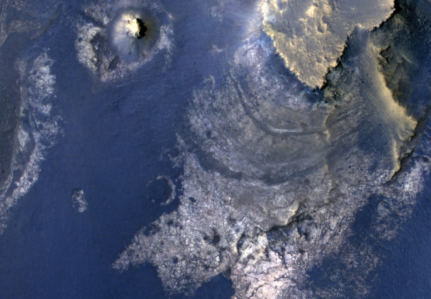 McLaughlin Crater on Mars by MRO Spacecraft