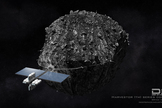 This illustration depicts Deep Space Industries' Harvestor class spacecraft for asteroid mining.