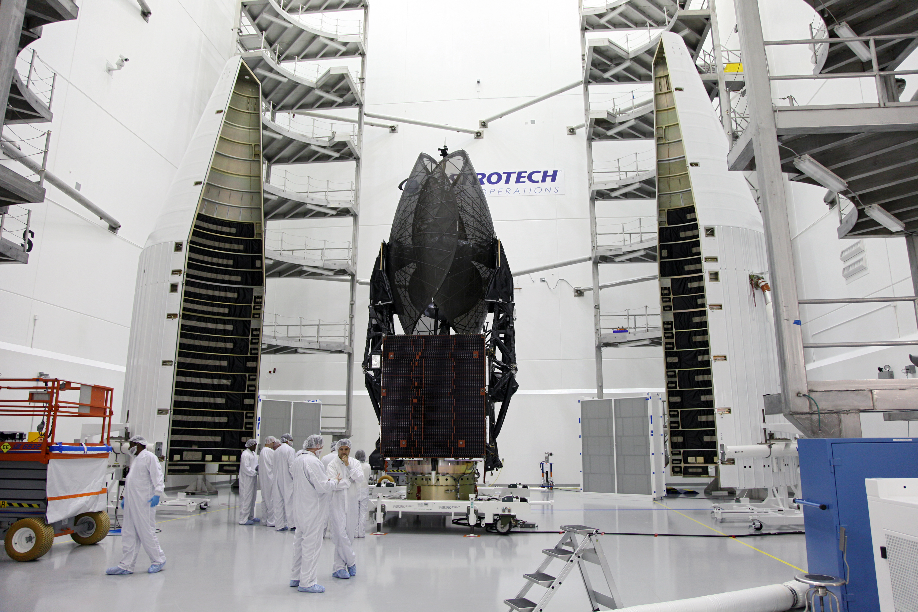 TDRS-K Stands Positioned