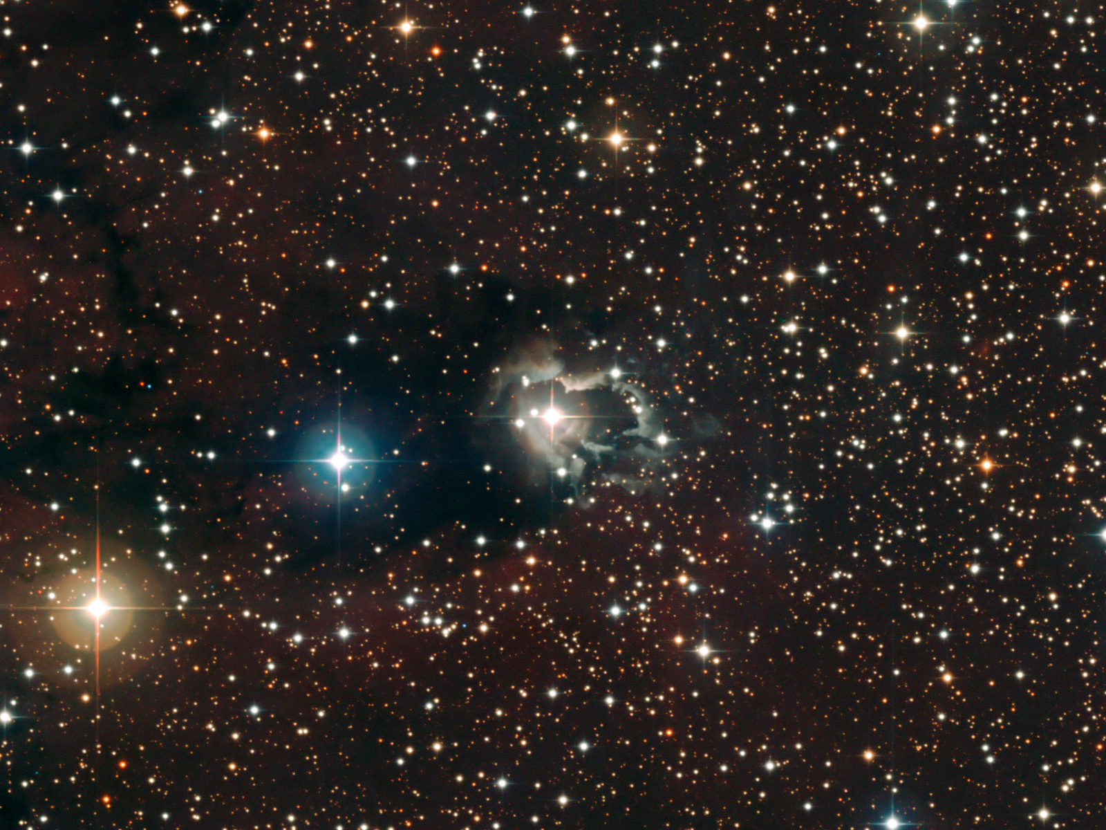 Reflection Nebula around HD 87643 1600