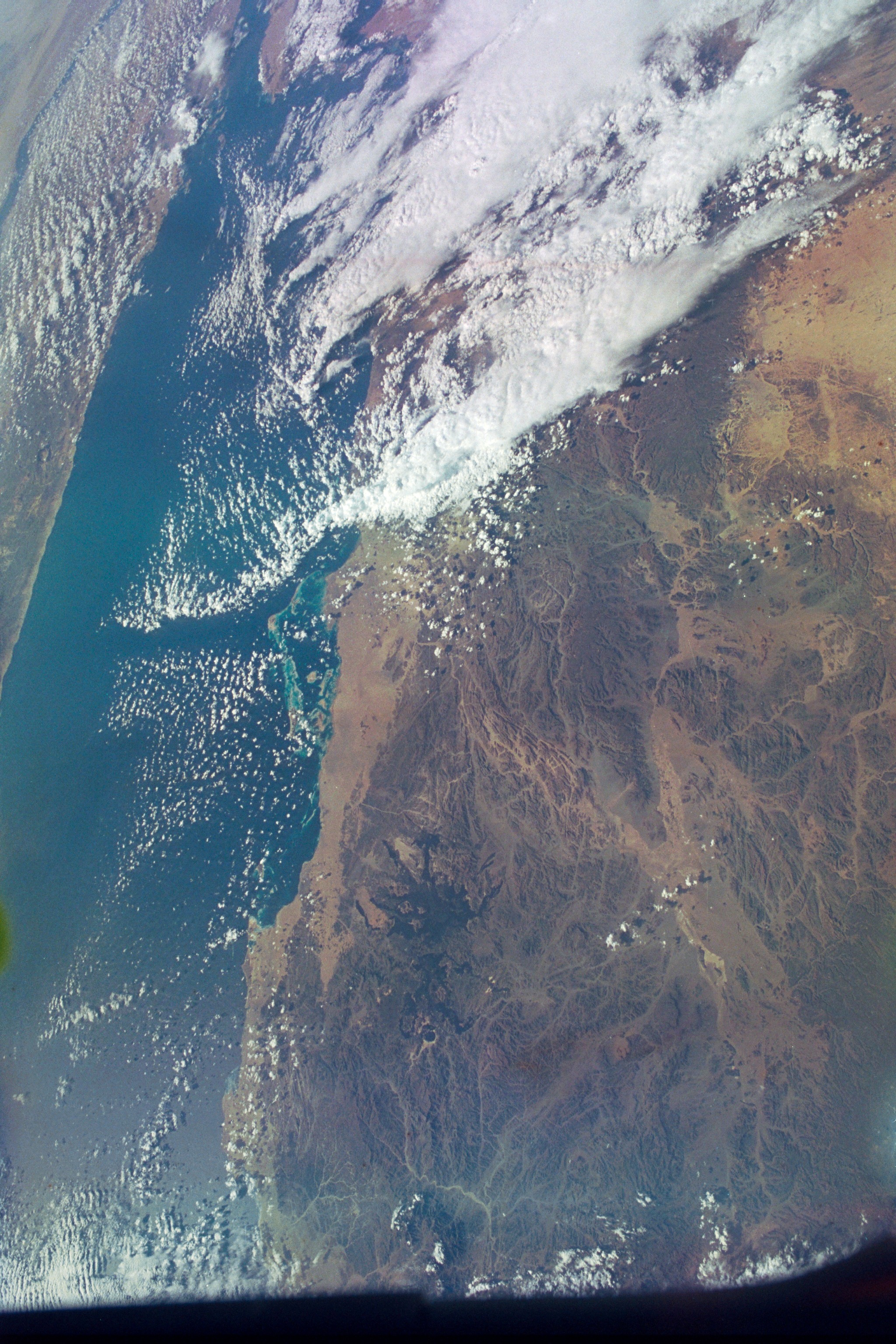 Earthview of Saudi Arabia, the Red Sea, Egypt, and the Nile River