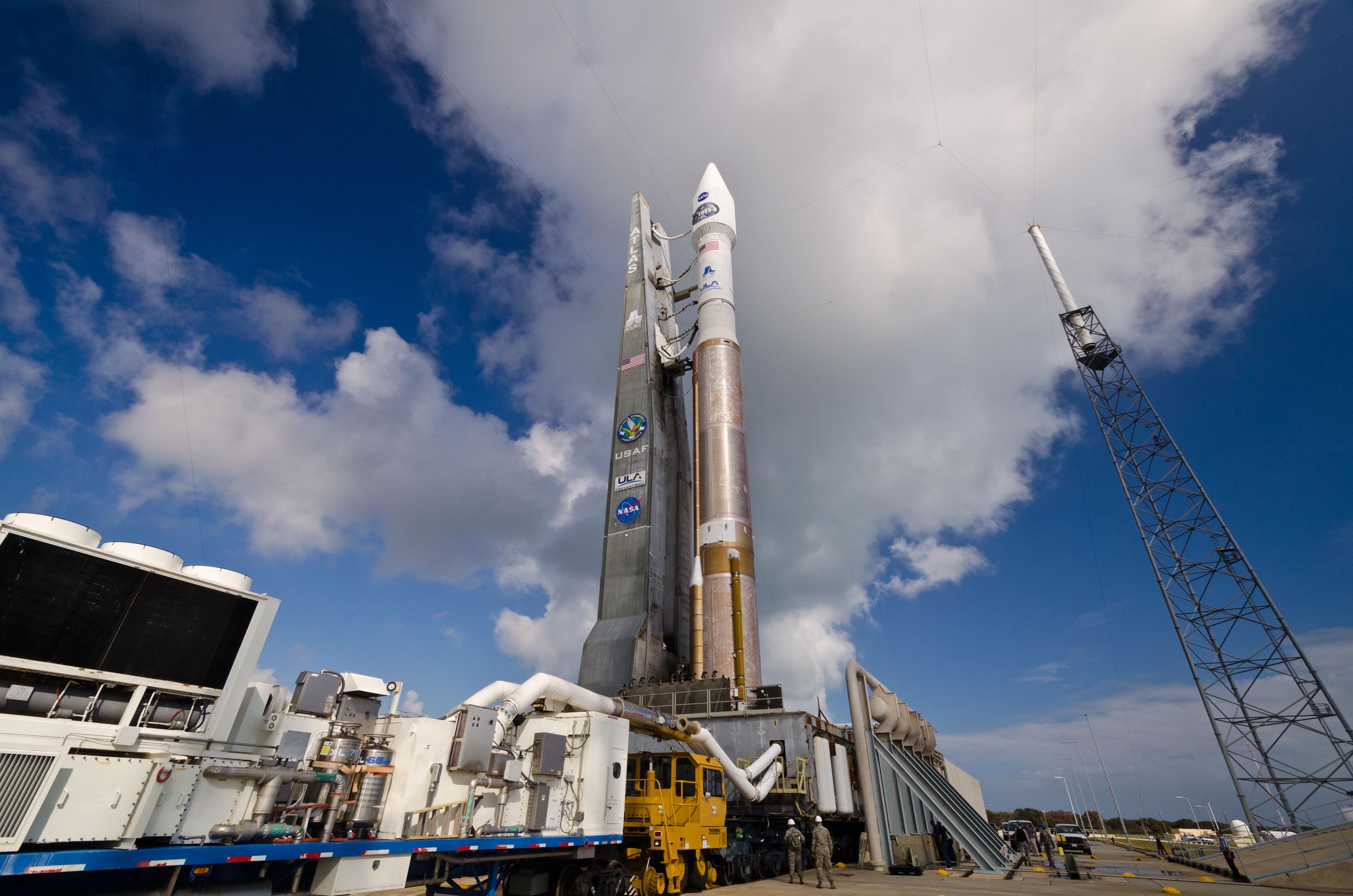Atlas 5 Moving the TDRS-K Satellite