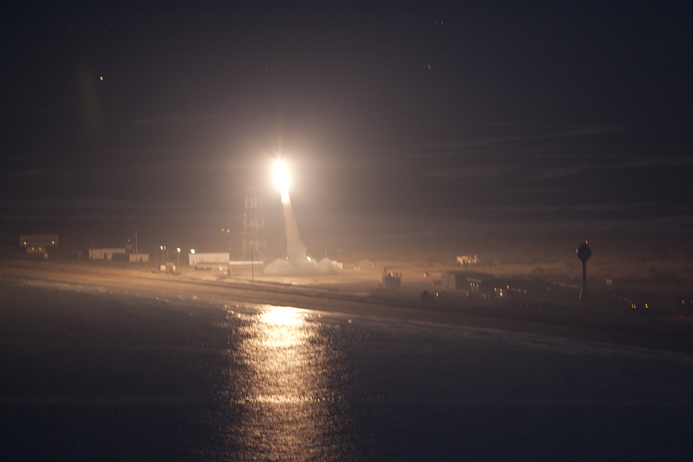 Water and Space: NASA Sounding Rocket Launch