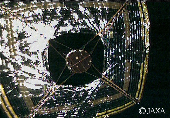 Japan's Ikaros Solar Sail in Space