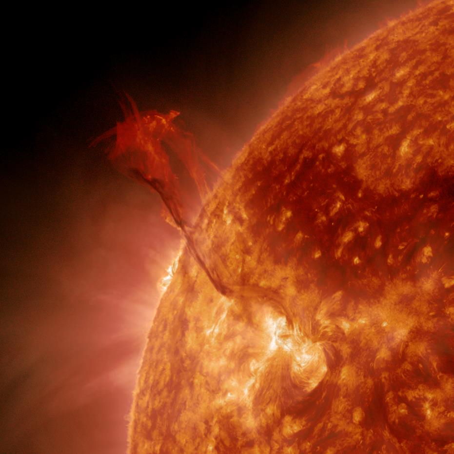 Filament Eruption on the Northeastern Limb of the Sun