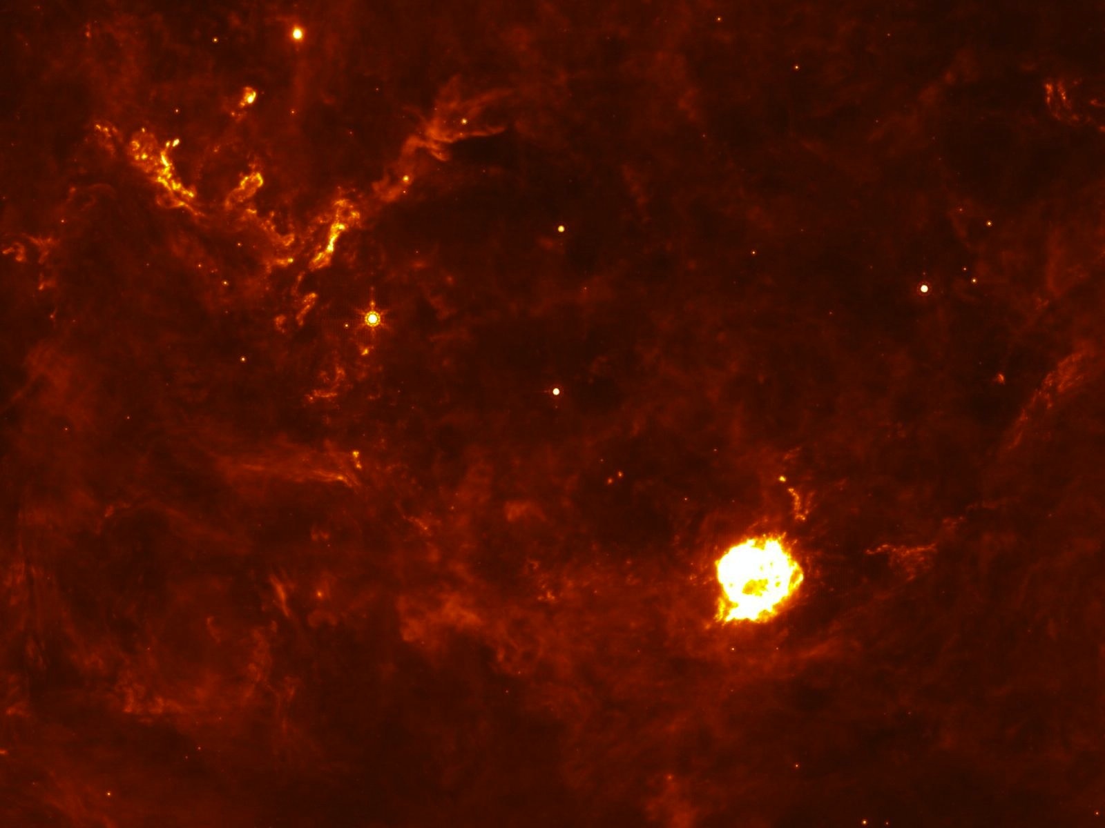 Supernova Flashback Space Wallpaper