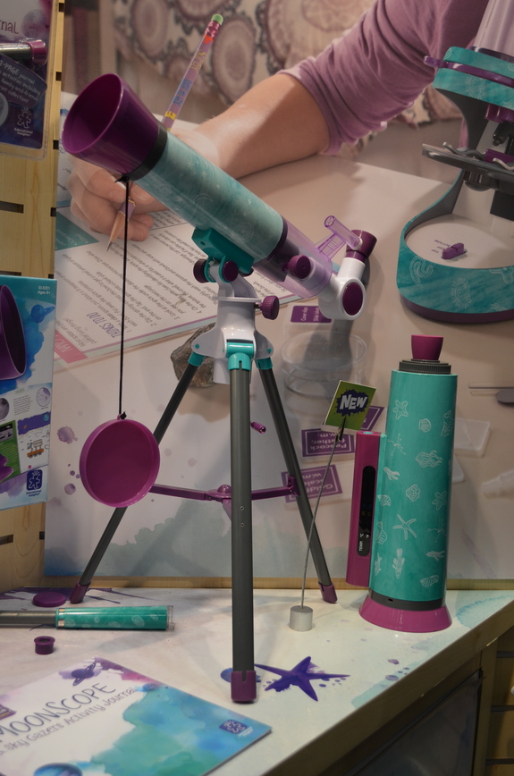 This "MoonScope" from the Nancy B.'s Science Club line by Educational Insights is a great introductory telescope.