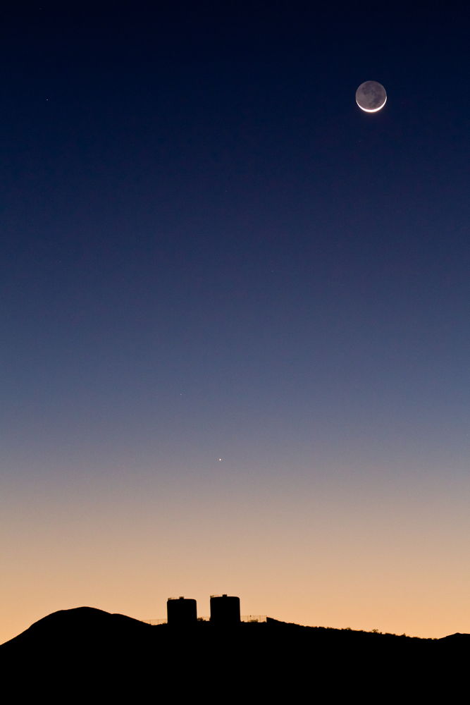 Moon and Mercury Seen Over Henderson, NV #2