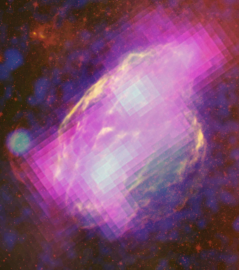 W44 Supernova Remnant in Parent Star
