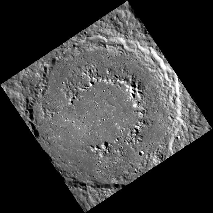 Ahmad Baba, Mercurian Peak-Ring Basin