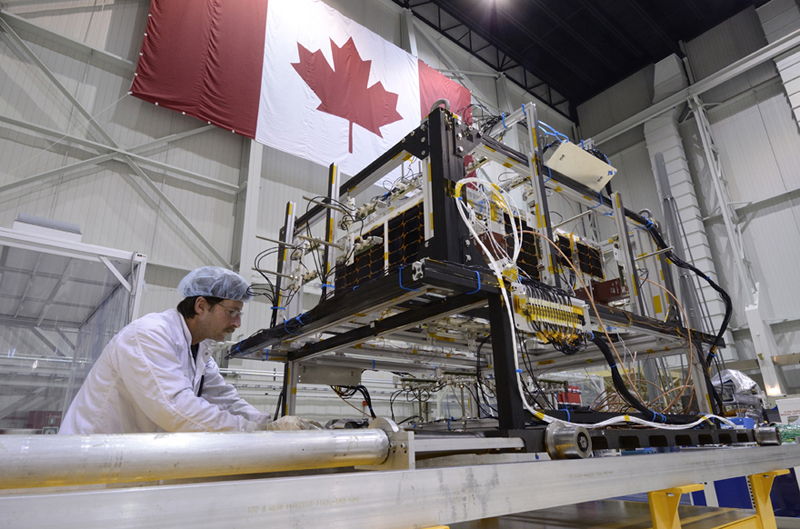 Infrared Test Rig Surrounding NEOSSat