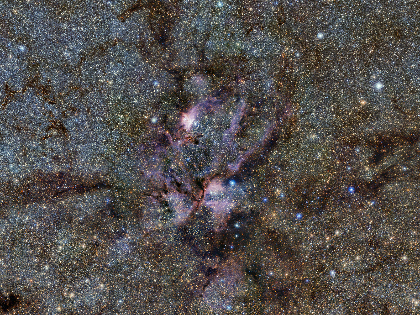 Lobster Nebula Seen with ESO’s VISTA Telescope 1600