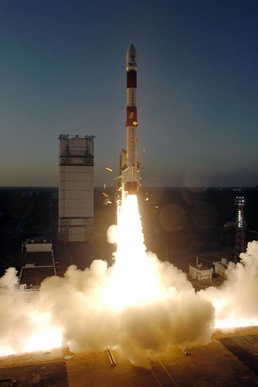 India's PSLV-C20 Rocket Takeoff #2