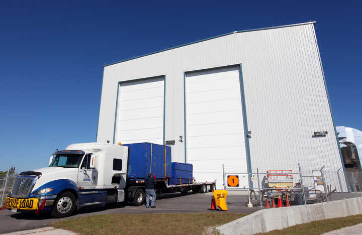 SpaceX Processing Hangar