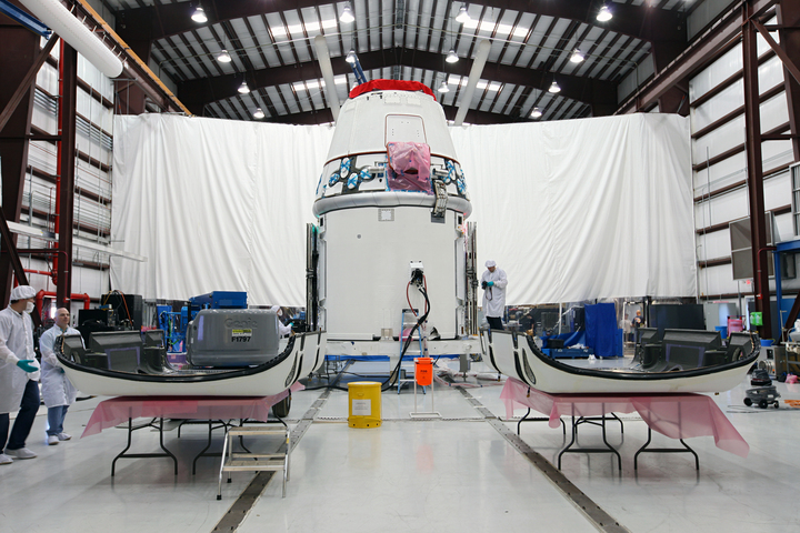 Preparing the Solar Array Fairing