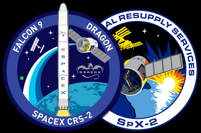 SpaceX's Next Space Station Resupply Flight Gets Mission Patches