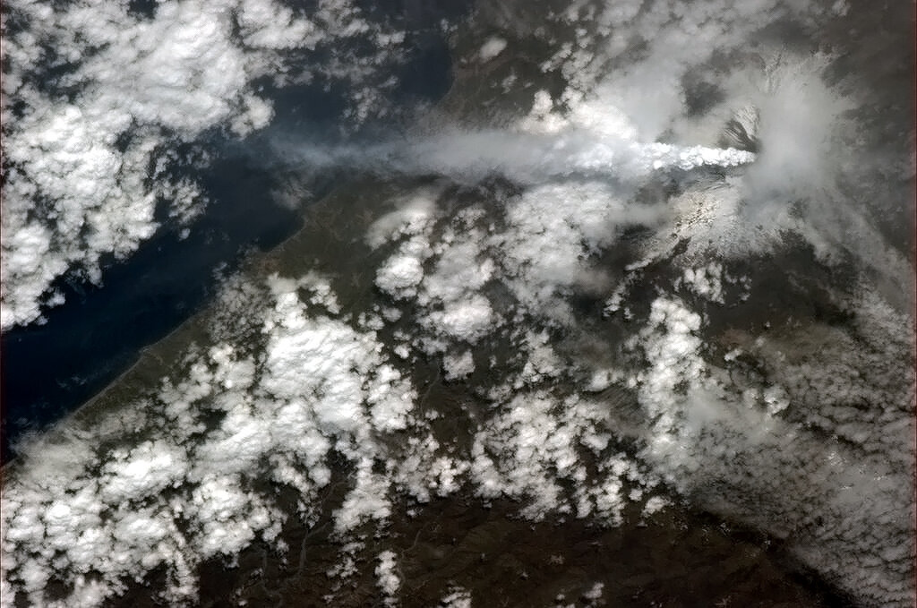 Astronaut Snaps Photo of Mount Etna Erupting