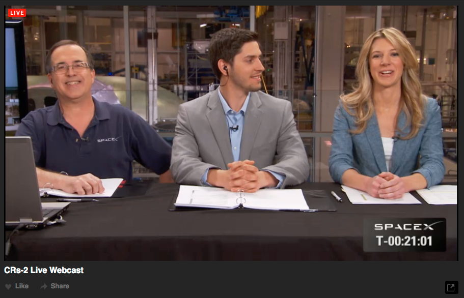 SpaceX Webcast Hosts