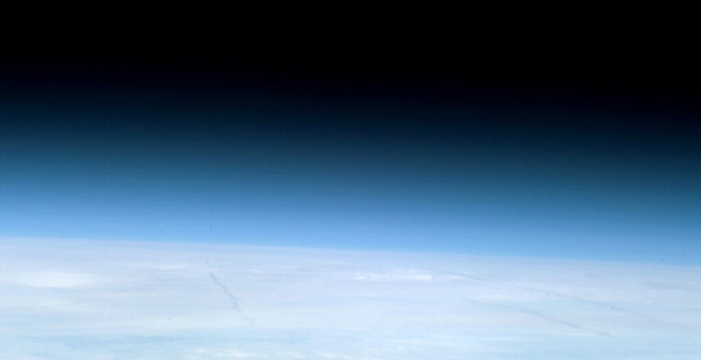 Dragon Capsule Seen From the International Space Station