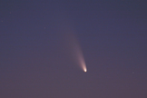 Close-up of comet C/2011 L4 PANSTARRS as seen from Mount Dale, Western Australia.