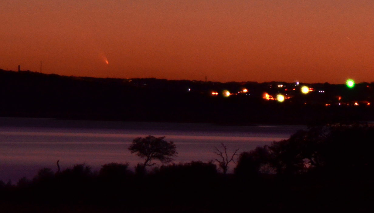 Comet Pan-STARRS Over Texas