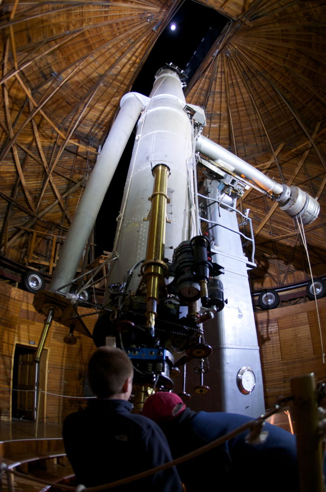 Clark Telescope With Moon
