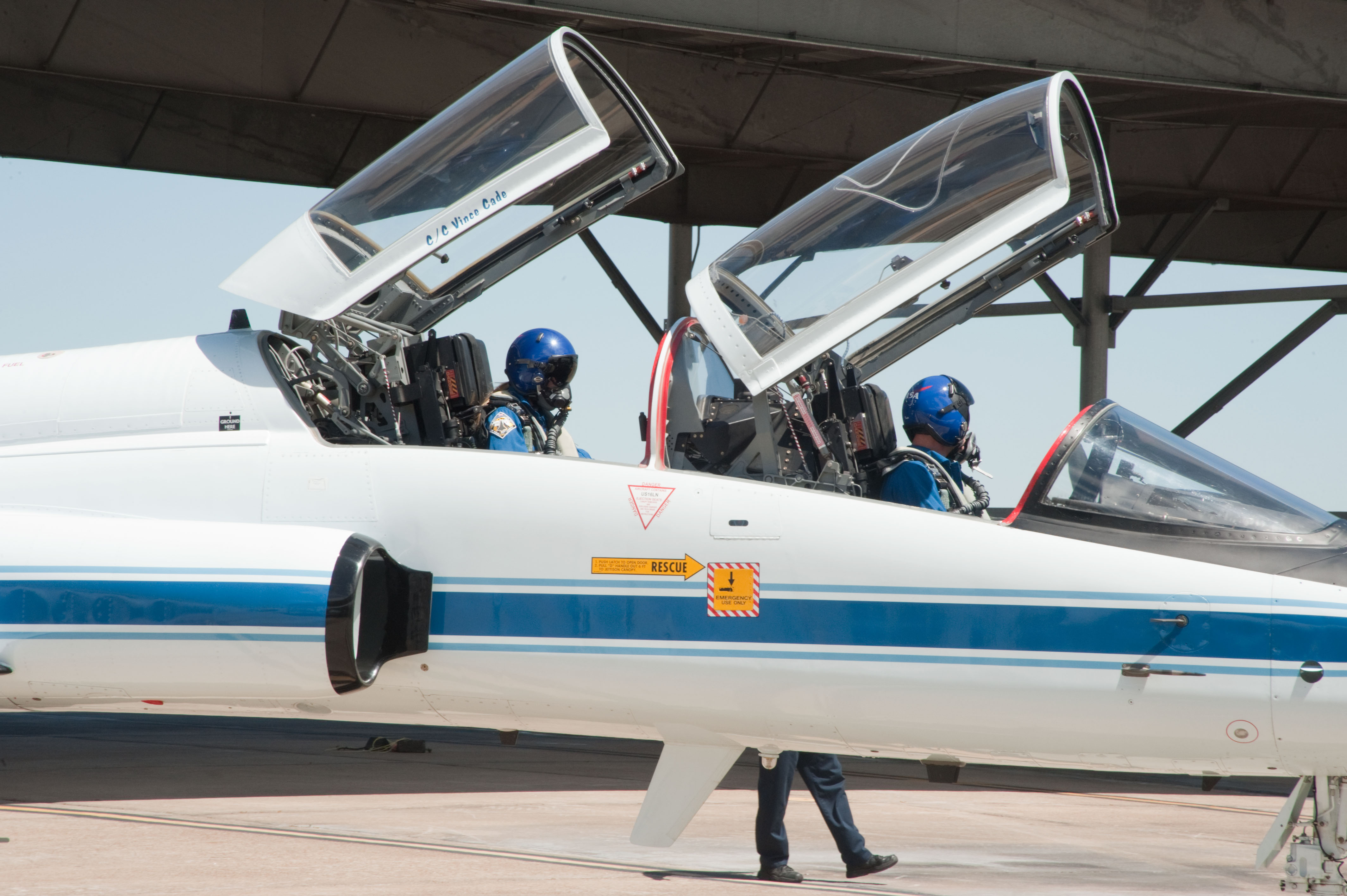 Flight Training on a T-38 Jet