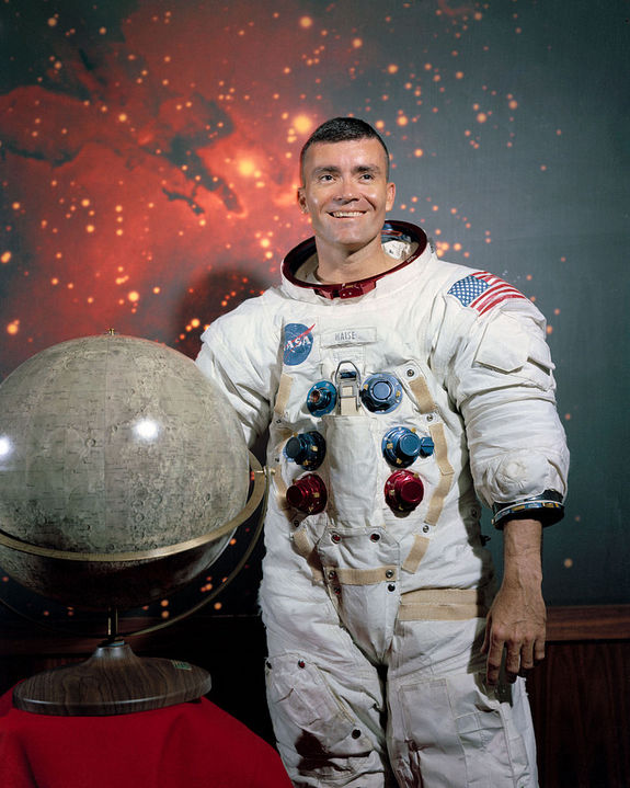 Fred Haise, Apollo 13 crewmember and one of the first space shuttle pilots.