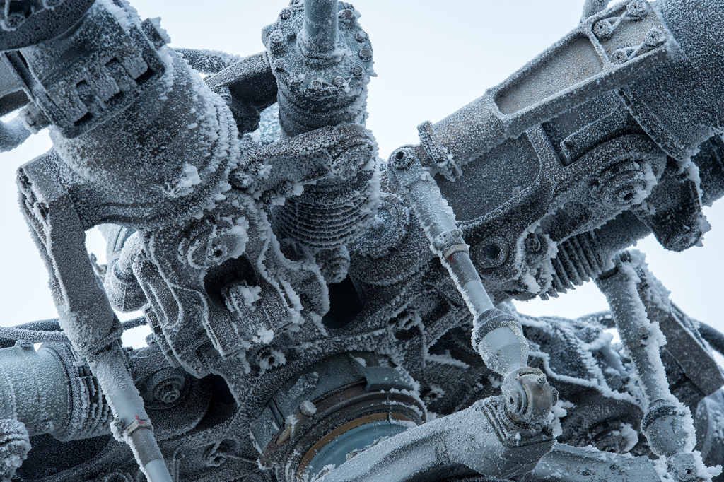 Frost-covered Rotor