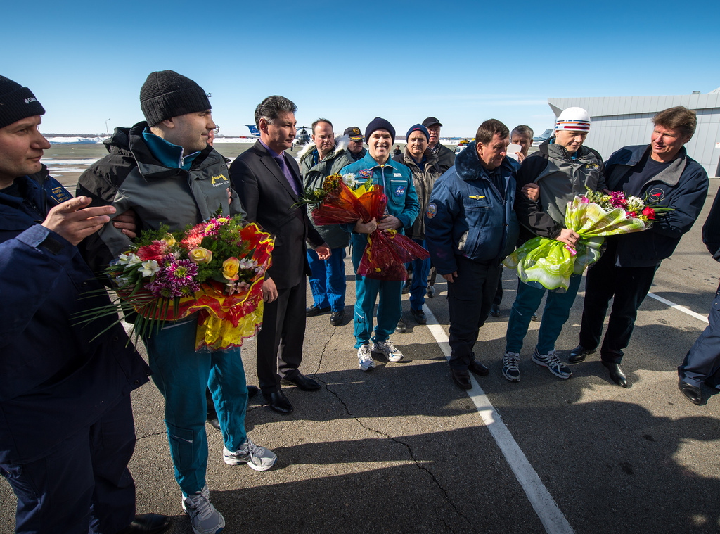 Greeted at Kustanay Airport
