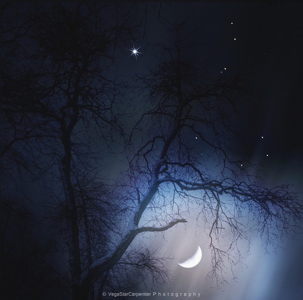 Moon and Jupiter by VegaStar