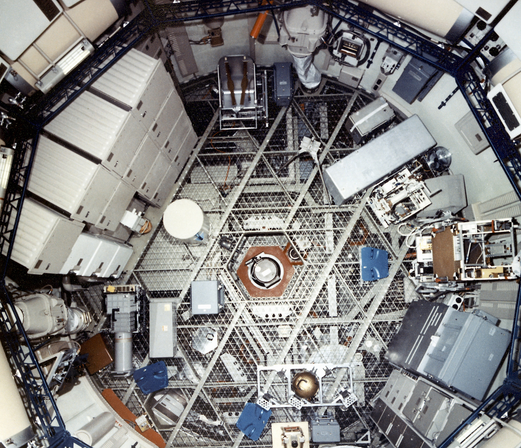 Skylab Orbital Workshop From Above