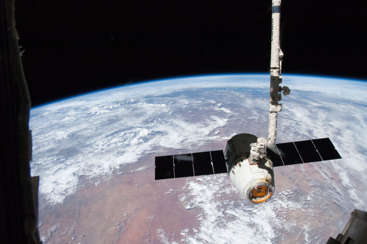 SpaceX Dragon Spacecraft at ISS #3
