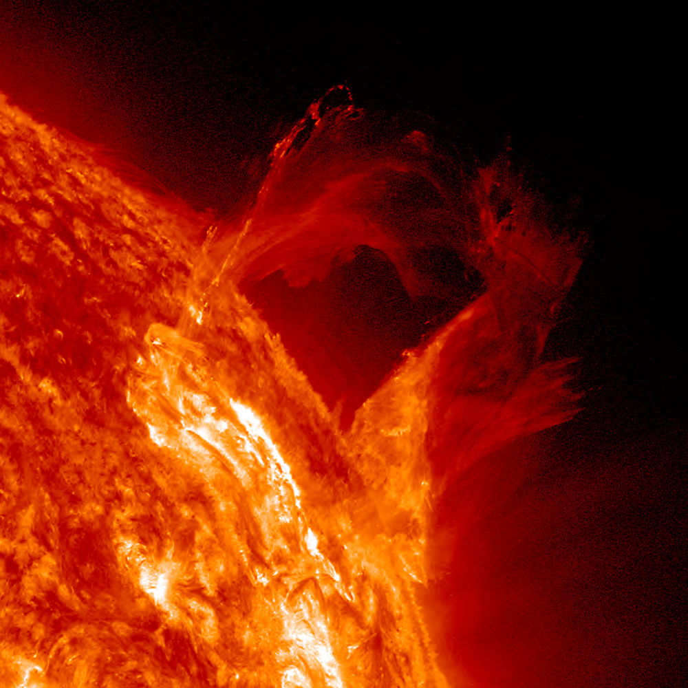 'Graceful Eruption' on Sun Revealed in Stunning Photo