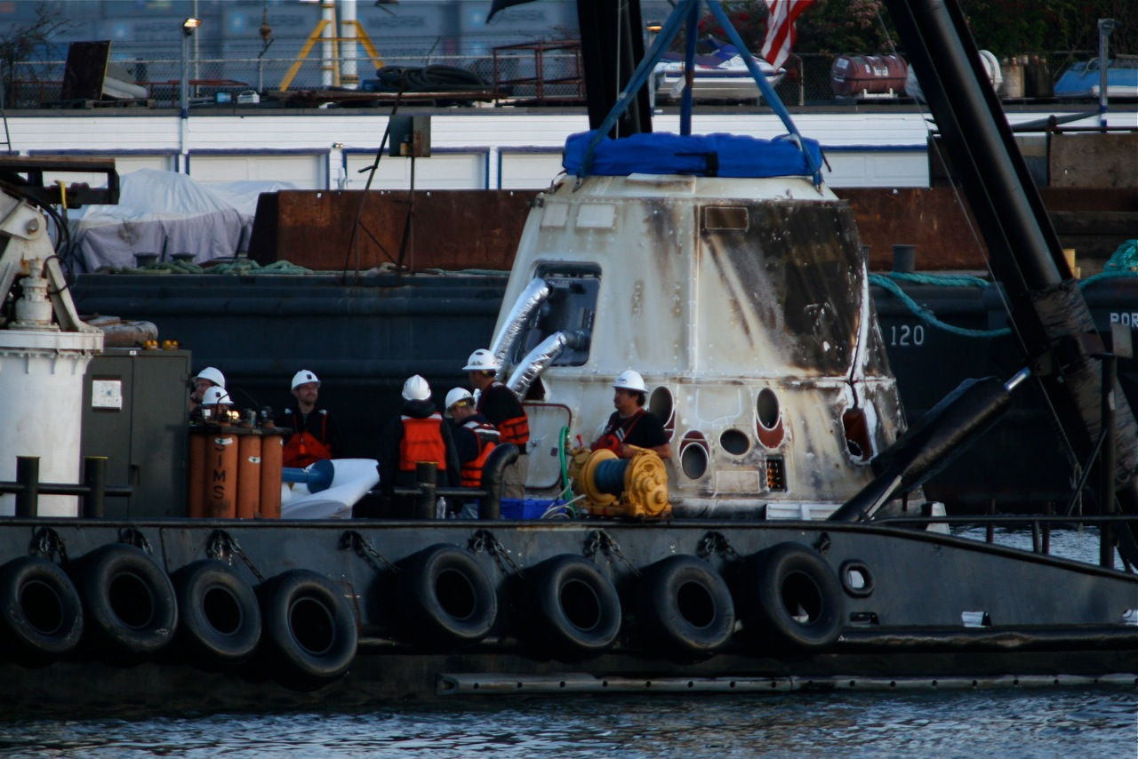 Dragon Capsule Recovered