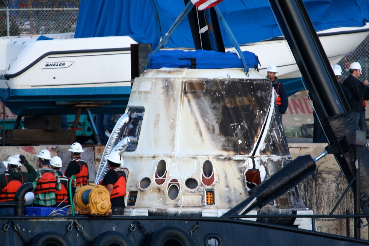 Dragon Capsule Recovered #3