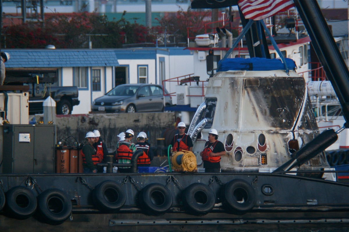 Dragon Capsule Recovered #4