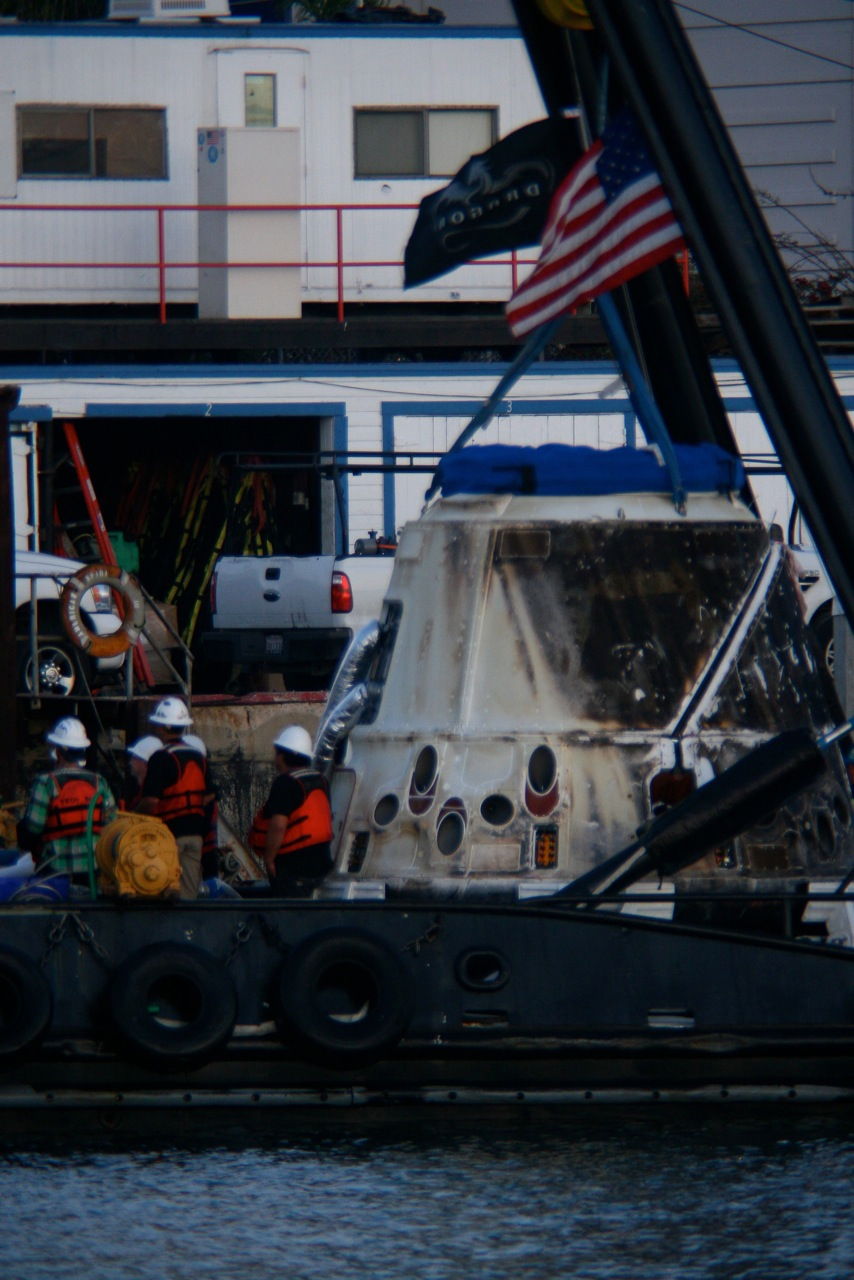 Dragon Capsule Recovered #5