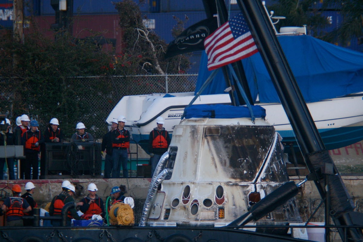 Dragon Capsule Recovered #6